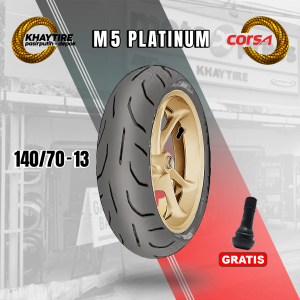 Ban Belakang Motor NMAX - ADV - PCX160 CORSA PLATINUM M5 140/70 Ring 13 Tubeless