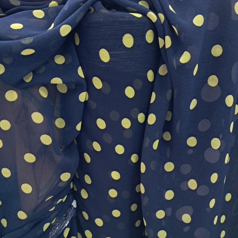 kain sifon | kain sifon motif | kain sifon yoryou motif | kain sifon yoryou polkadot cp | kain sifon