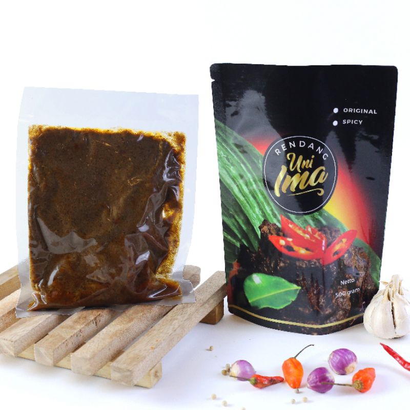 

Rendang Uni Ima kemasan saset isi 5 bungkus