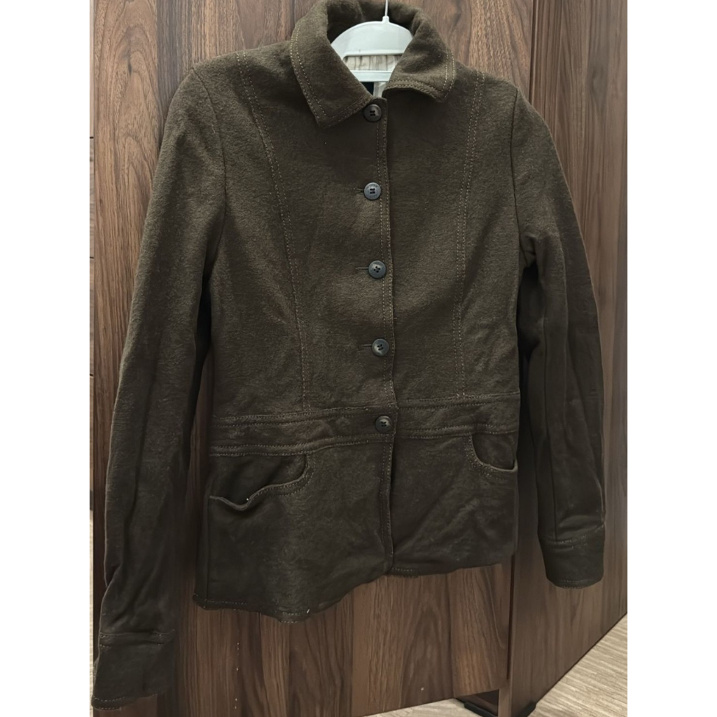 PRELOVED KEITH JAKET WANITA COKLAT TUA BROWN JACKET