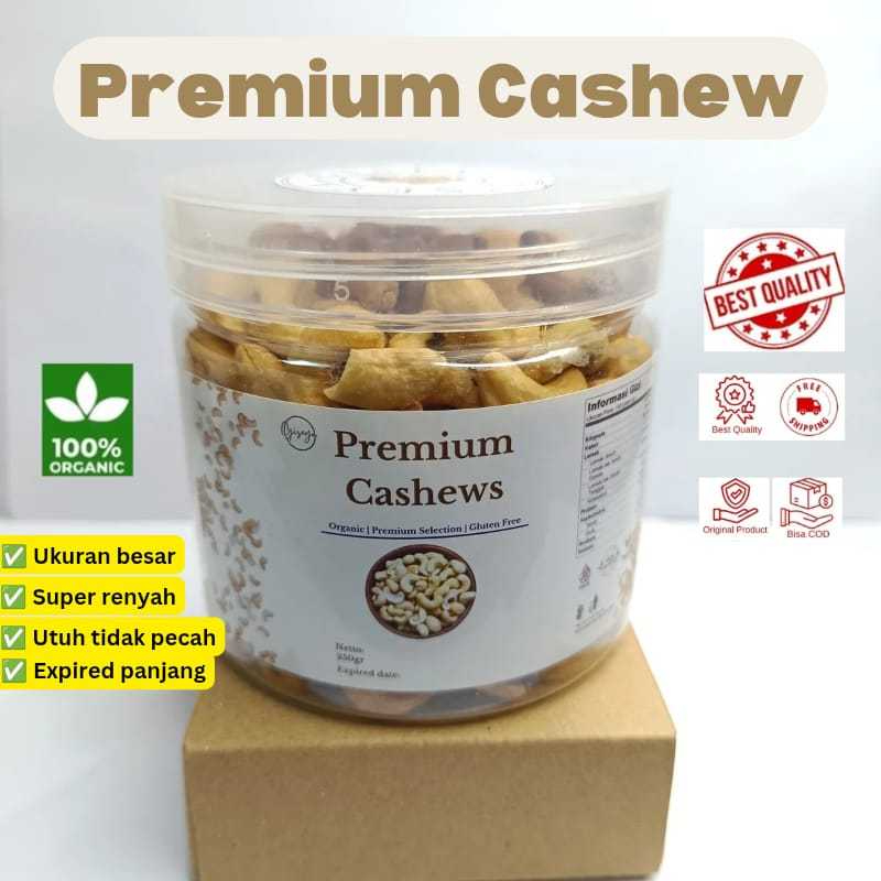 

Premium Mede Mente Mete in Jar Kacang Mede Mete Mente Premium Kemasan Toples