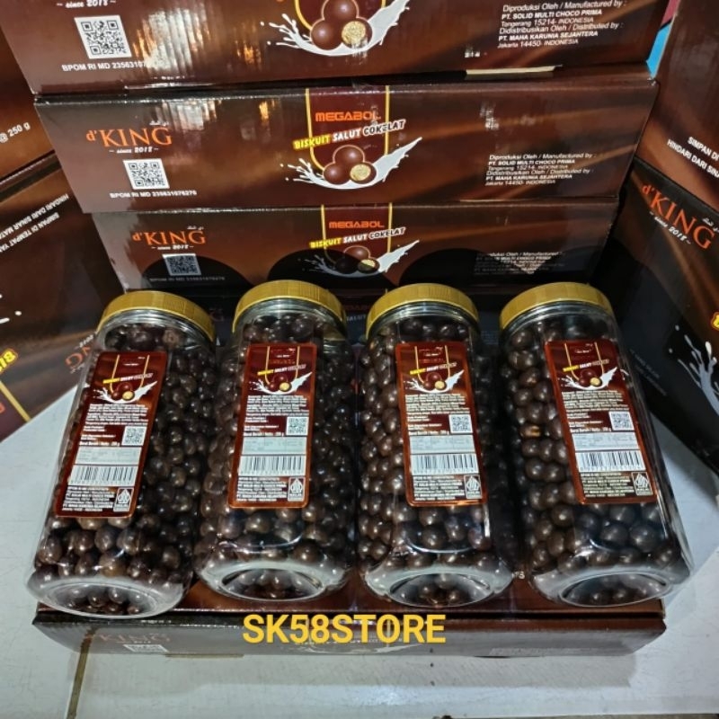 

Bonibol Cokelat Bola 1 Dus isi 4 Toples coklat megabol dking