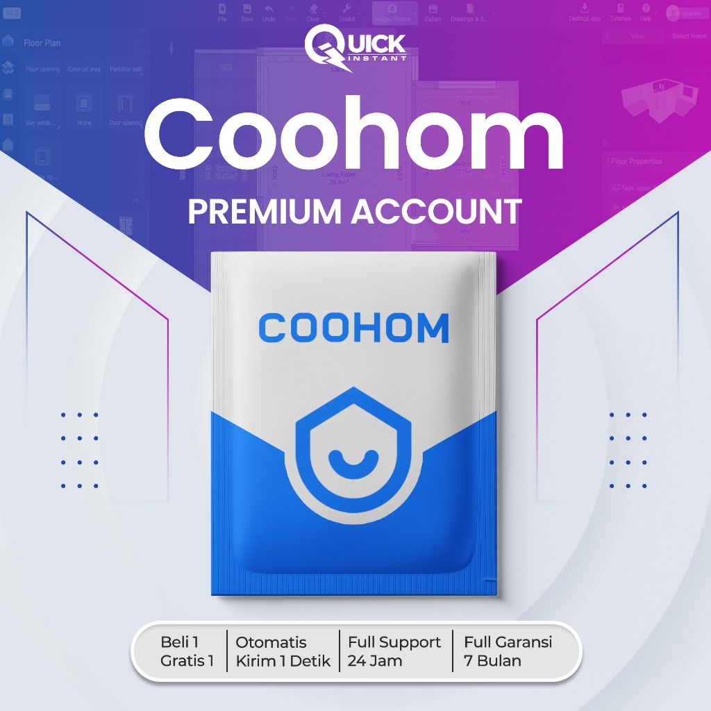 Coohom Pro | All-in-one Design Features | For PC & MAC | 4K Image & HD Video | 360° VR | Constructio
