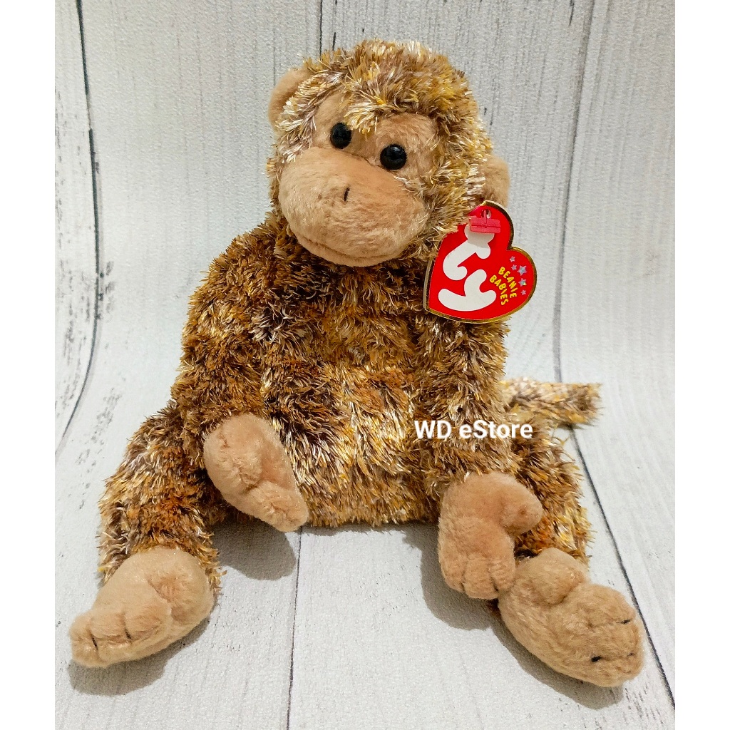 Boneka Monyet Simpanse TY  Beanie Baby, Bonsai