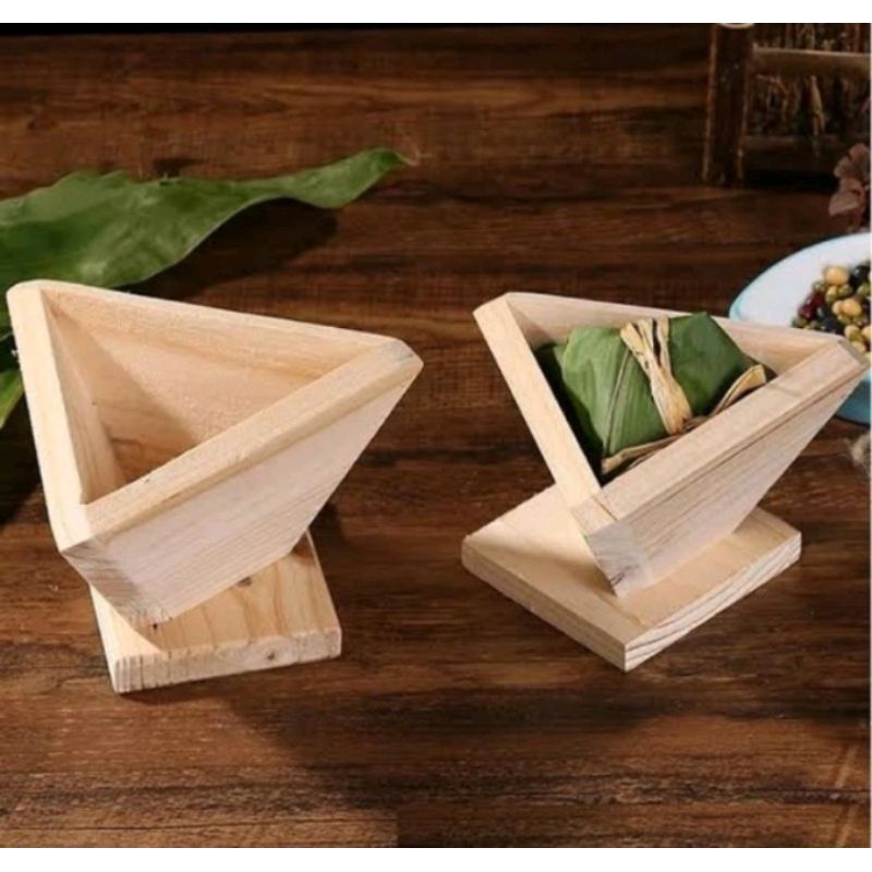 cetakan bacang/cetakan segitiga kayu/cetakan bacang segitiga kayu