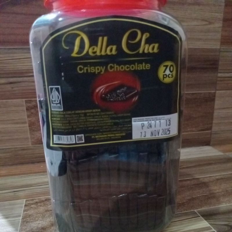 

coklat della cha /coklat crunchy&crispy (enak,gurih)cemilan anak/keluarga(70pcs)