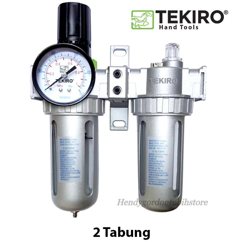TEKIRO Air control unit / Air filter regulator / Saringan Udara kompresor / Filter udara kompresor