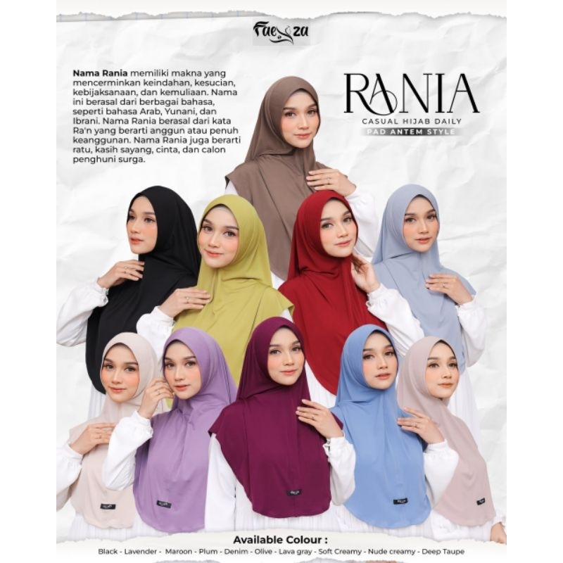 HIJAB DAILY TERBARU 2025 SHENA HIJAB BY FAEYZA / ELMUMTAZA