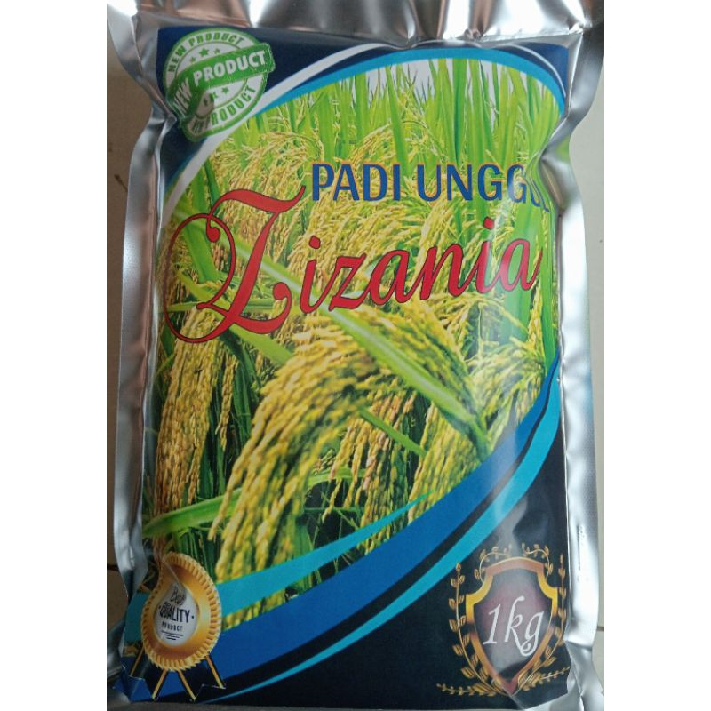 Benih Bibit Padi zizania Kemasan 1kg 1 Kilogram 1 kg Original Hasil Mantap