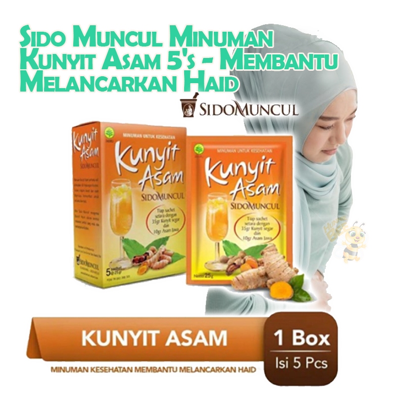 

Sido Muncul Minuman Kunyit Asam 5's - Membantu Melancarkan Haid