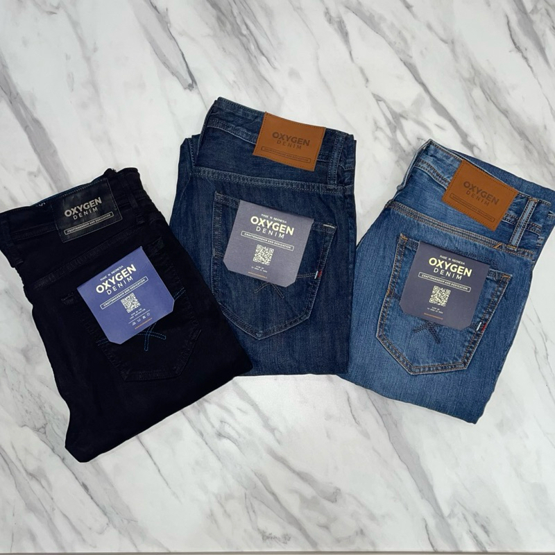 CELANA JEANS OXYGEN SLIM FIT ORIGINAL