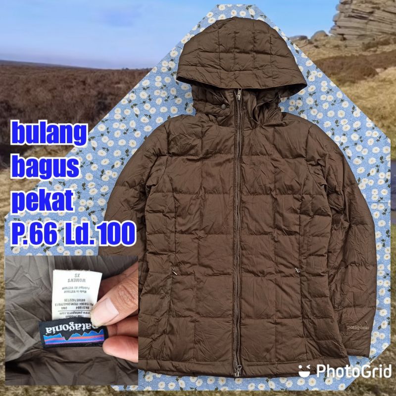 jaket gunung outdoor puffer gelembung tebal winter salju bulang bulu angsa Patagonia