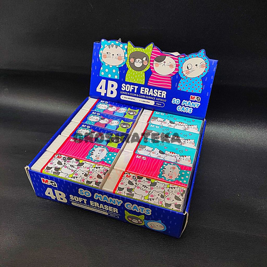 

ERASER, PENGHAPUS, STIP PENSIL AXP963J2 4B M&G