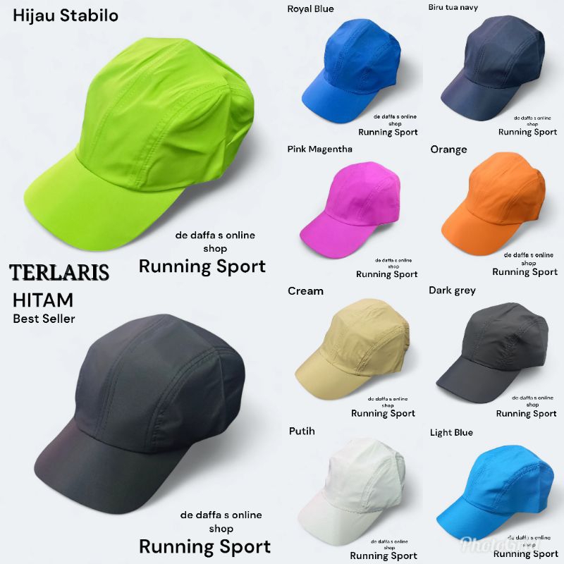 COD TOPI PARASUT LARI TOPI SPORTY POLOS TOPI ANTI AIR SPORTY UNISEX