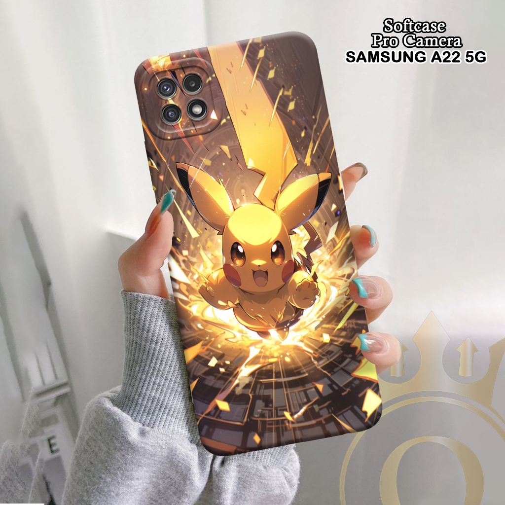 Softcase Samsung Galaxy A22 5G - ORORA - Casing Samsung Galaxy A22 5G - Motif case Cartoon - softcas