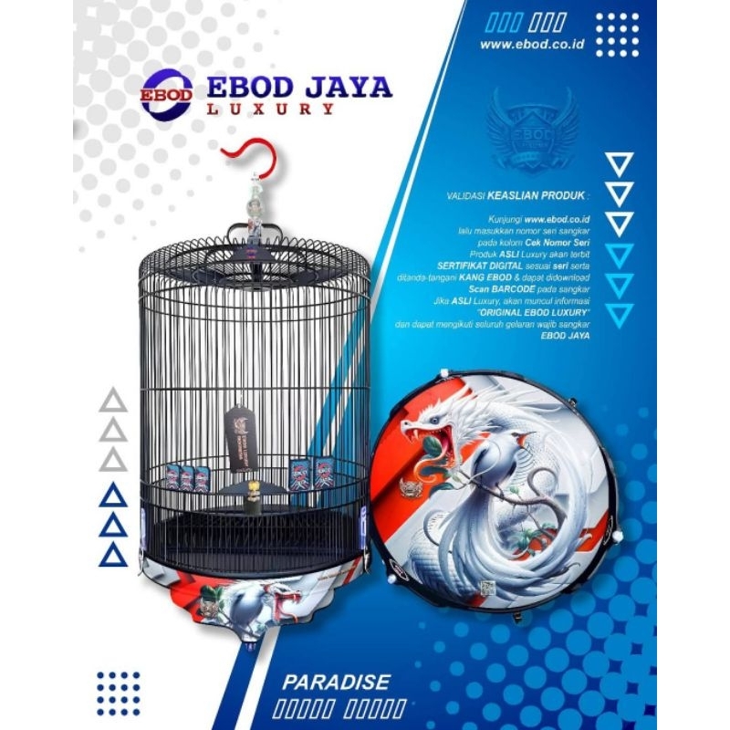 PARADISE TERLARIS  Sangkar murai ebod jaya indonesia / ebod jaya luxury / ebod premium  quality  no 