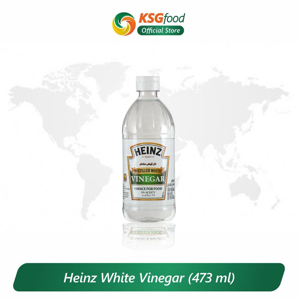

HEINZ distilled WHITE VINEGAR 16Oz | 473ML CUKA PUTIH