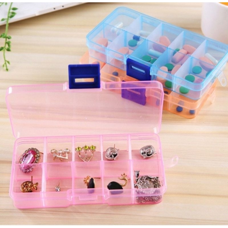 Kotak Obat Sekat/ Box Aksesoris/ Kotak Penyimpanan Sekat