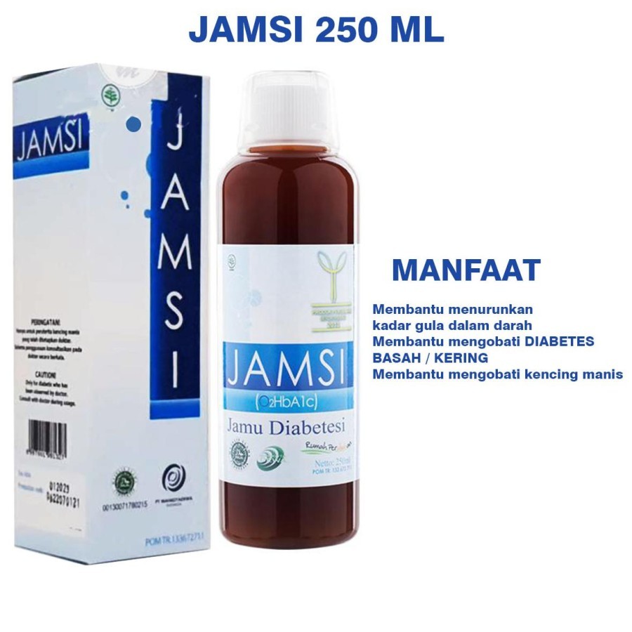 

Jamsi 250ml Solusi Diabetes Mellius Tipe 1 Sambiloto Ramuan Tradisional ALAMI BPOM HALAL