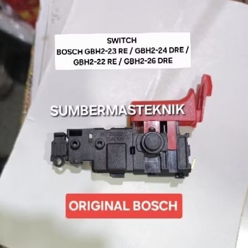 SWITCH BOSCH GBH2-22 RE GBH2-23 RE GBH2-24 DRE GBH2-26 DRE SAKLAR ONOFF MESIN ROTARY HAMMER BOSCH GB