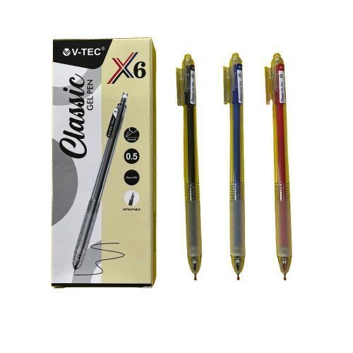 

V-TEC BALLPOINT GEL CLASSIC X6 0.5MM