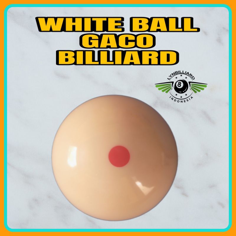 Bola Putih Gaco Billiard Untuk Meja 9feet