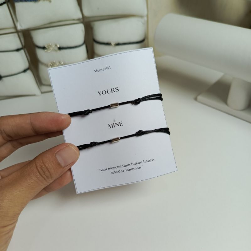 COD Gelang Couple Simple | Gelang Couple tabung | Gelang couplw simple termurah