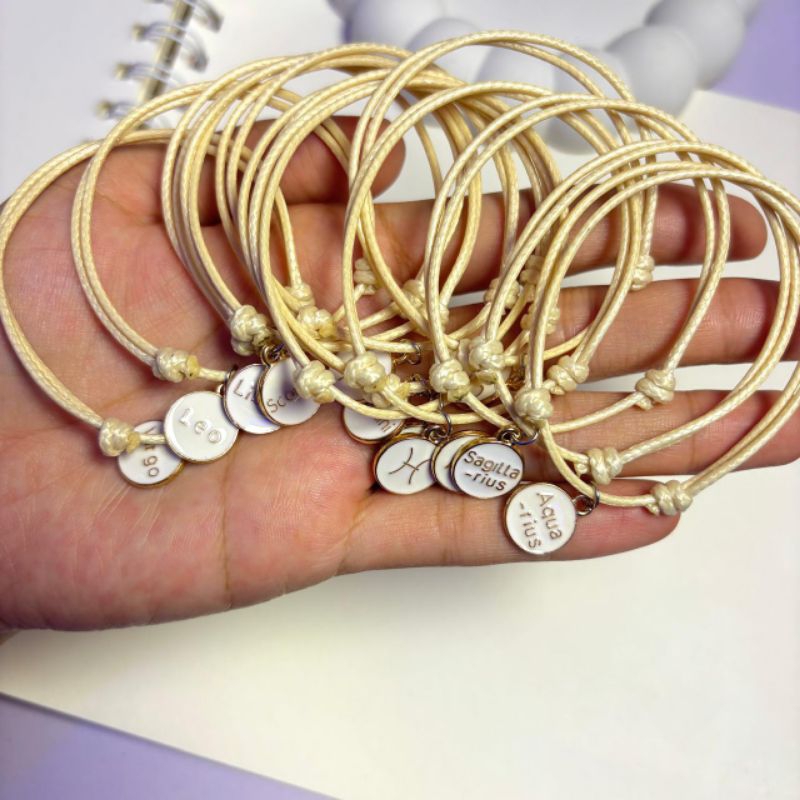 COD Gelang Zodiak | Gelang Zodiak termurah | Gelang Viral | Gelang best seller