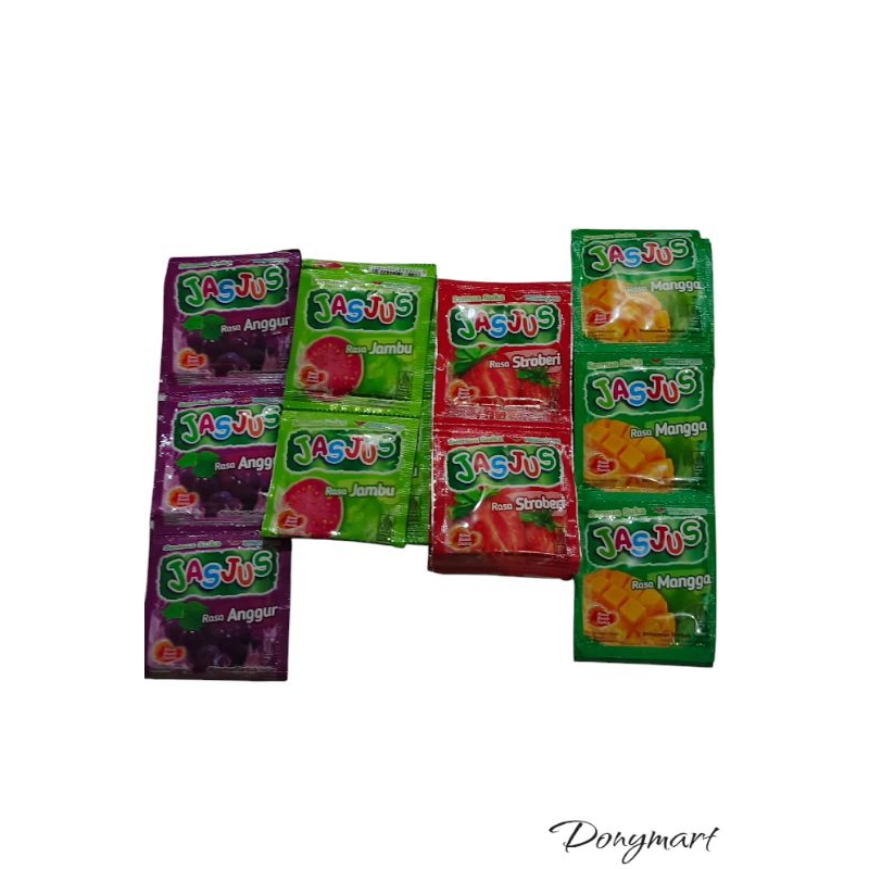 

Minuman JasJus Renteng Isi 10 Pcs Rasa Mangga Rasa jambu Rasa Anggur Rasa Strawberry