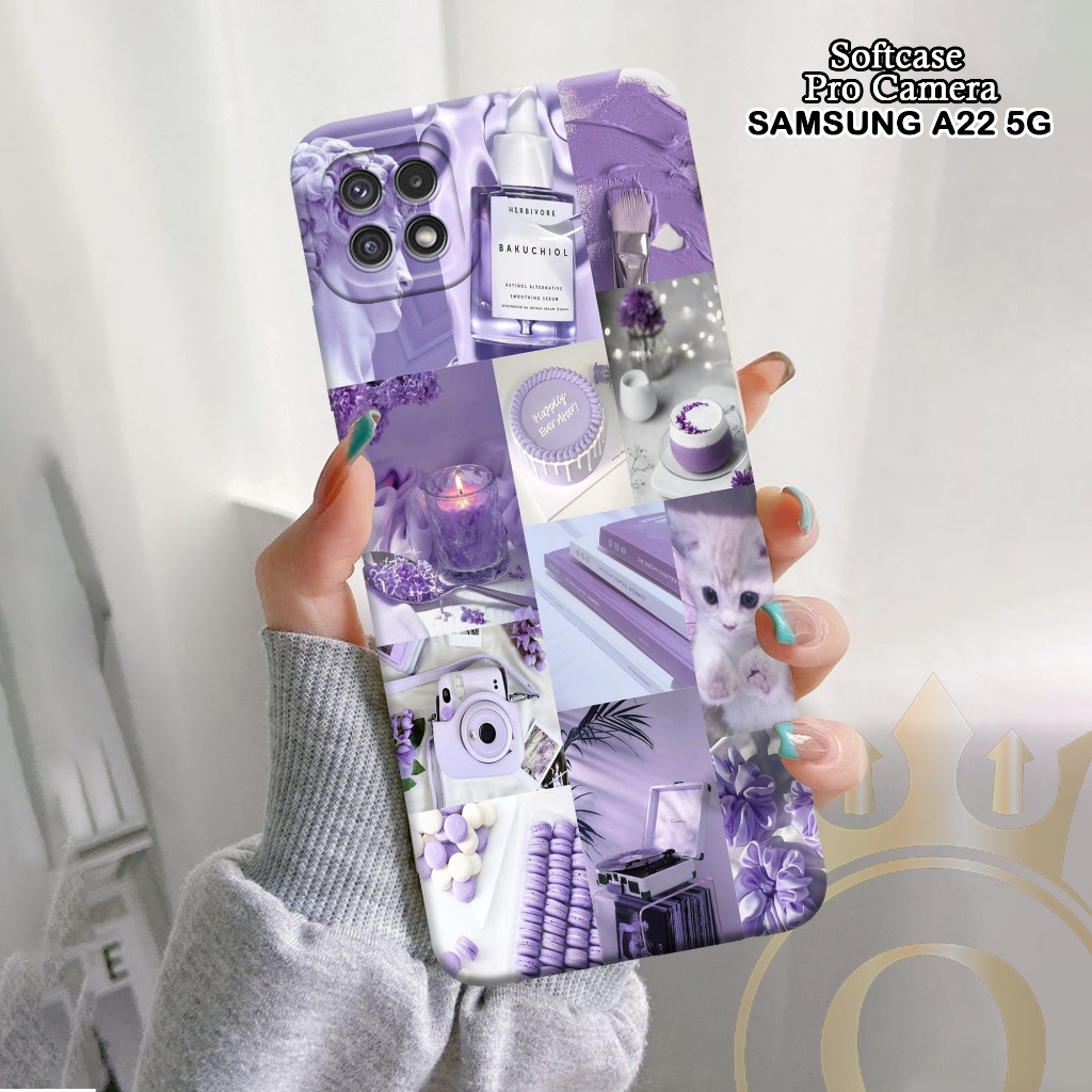 Softcase Samsung Galaxy A22 5G - ORORA - Casing Samsung Galaxy A22 5G - Motif case Aesthetic - softc