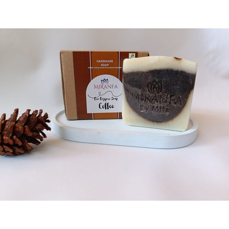 Miranfa Enzyme Soap Coffee/sabun kopi/sabunnatural/sabunorganikkalimantan