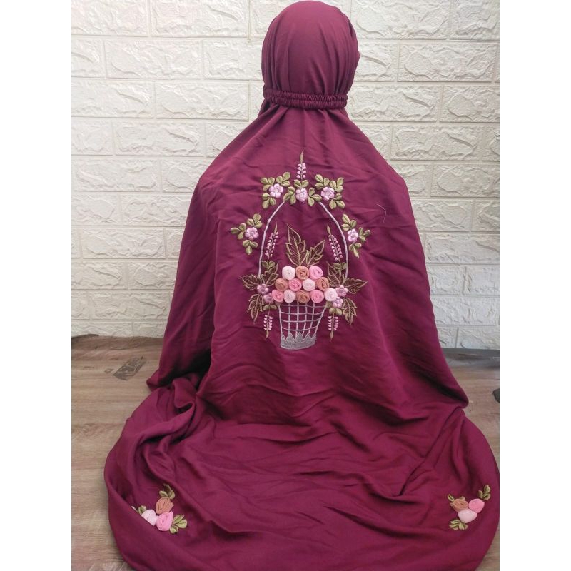 Mukena Rayon Premium Bordir Tile