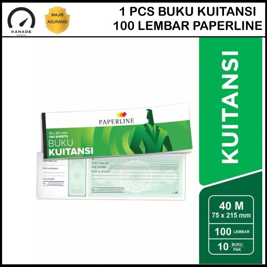 

Buku Nota Pembayaran Kwitansi Kuitansi Paperline 100 Lembar Buku Penjualan Toko