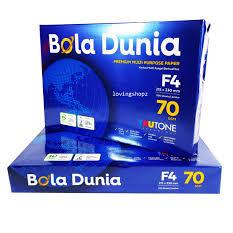 

Bola Dunia Kertas HVS F4 / Folio 70 gr (1 Rim / 500 Lembar)