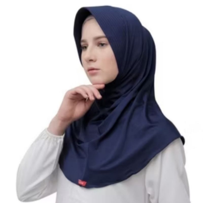 Zoya Bergo Marsha HB Casual Jilbab Jersey Pendek