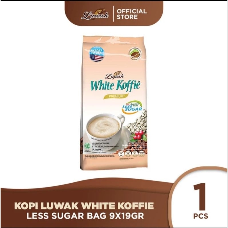 

Kopi Luwak White Koffie Less Sugar