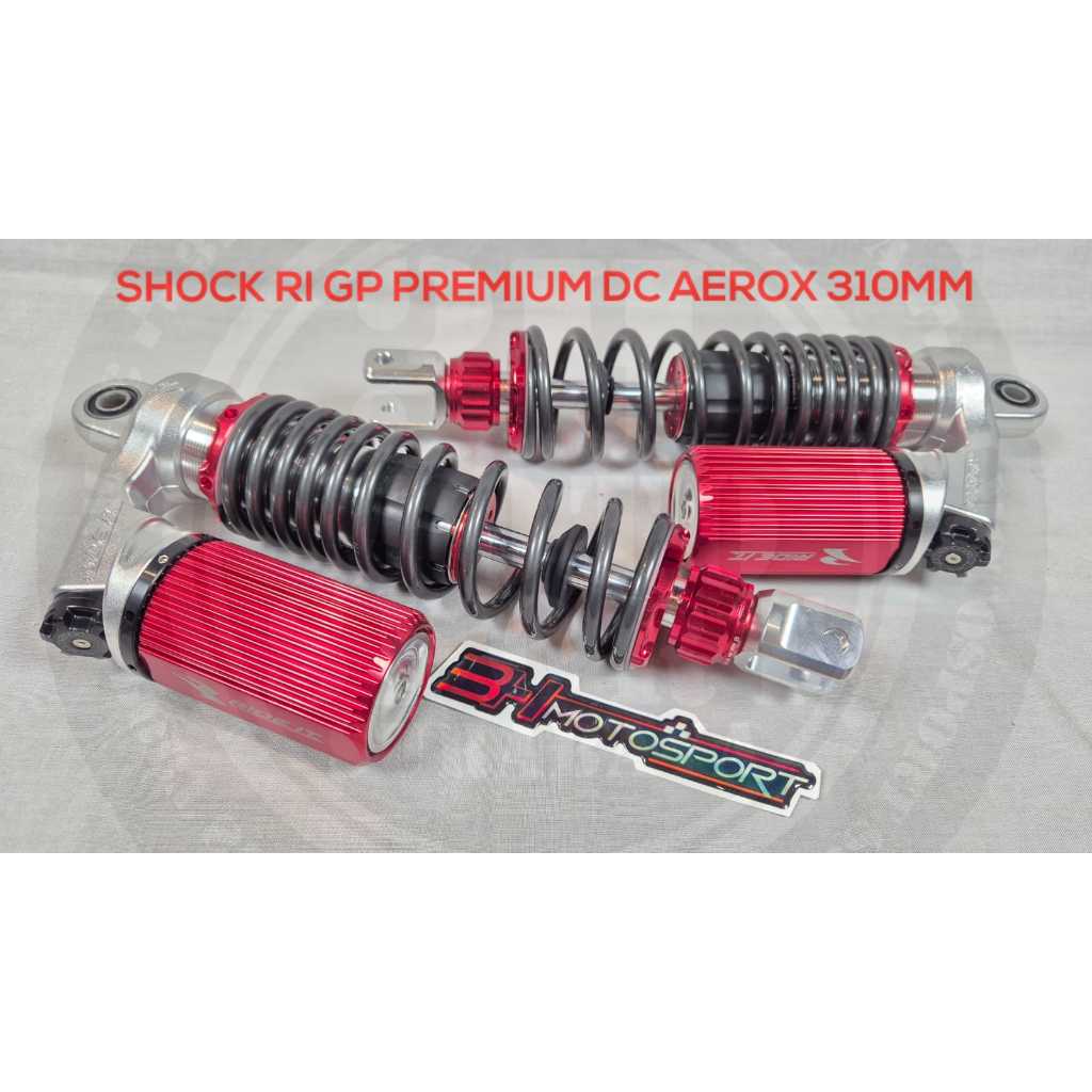 SHOCK RIDE IT GP PREMIUM DOUBLE CLICK AEROX GREY/MERAH