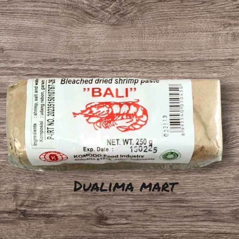 

TERASI UDANG KOMODO cap BALI 250GR