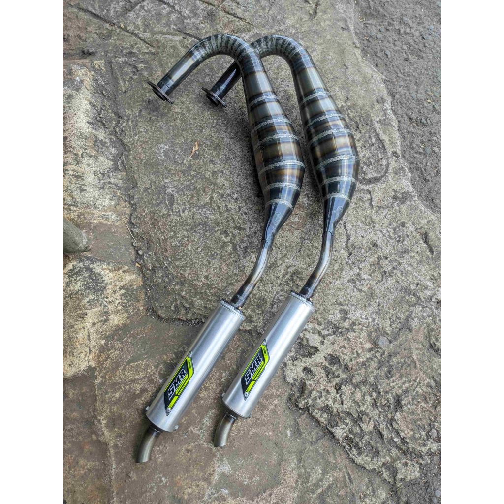 Knalpot Rxking SMR Kolong PDK Scorpio Plat Almu - Leher Cacing