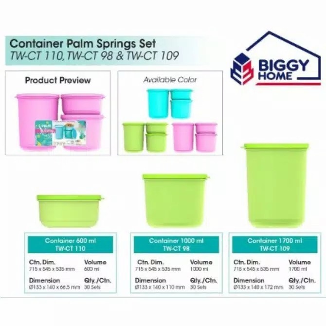 Toples Set isi 3 Biggy Home