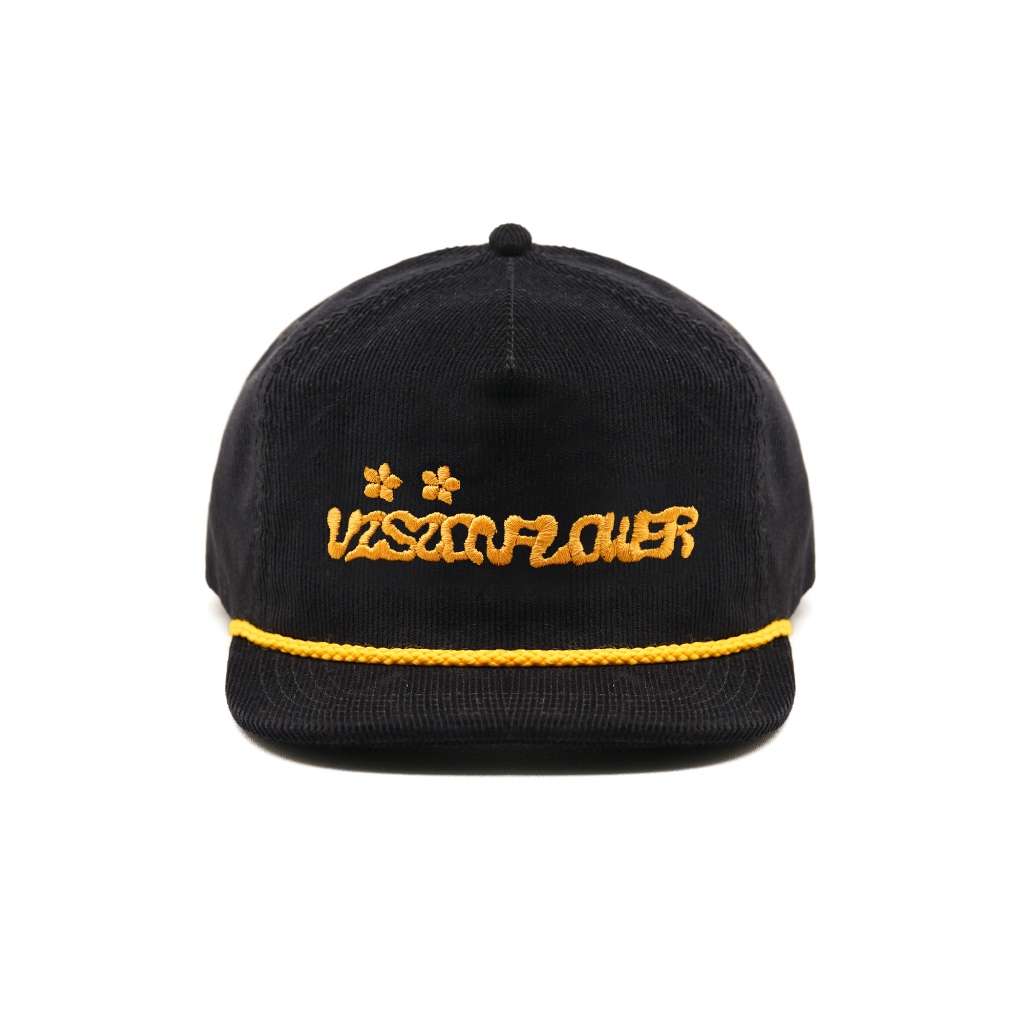 VISIONFLOWER Goldwing Ropehat Corduroy Black