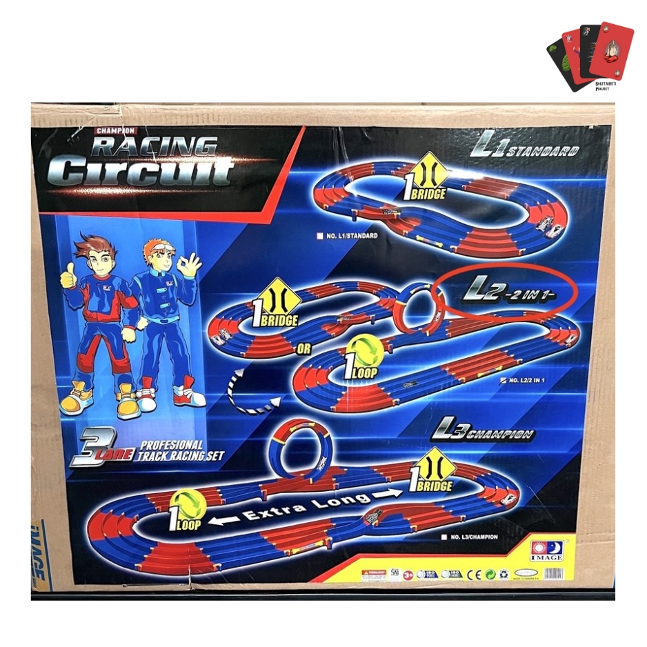 (IMAGE) Track Sirkuit Tamiya Racing Mini 4WD 3 Jalur Besar L2