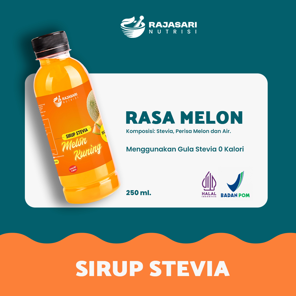 

Sirup Stevia Rajasari Rendah Kalori 250gr Melon