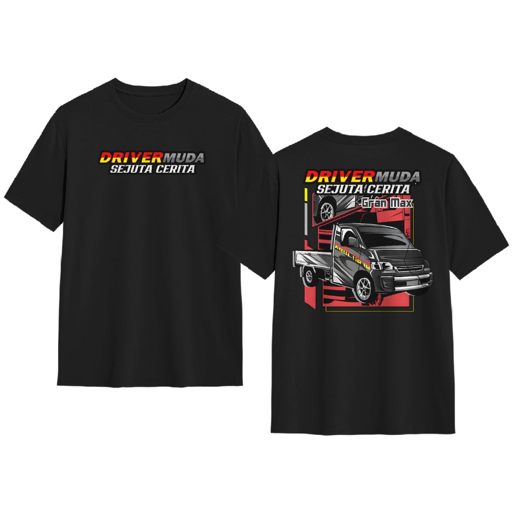 Kaos Driver Muda Gran Max - Baju Desain Driver GranMax - Atasan Cowok Cewek Keren