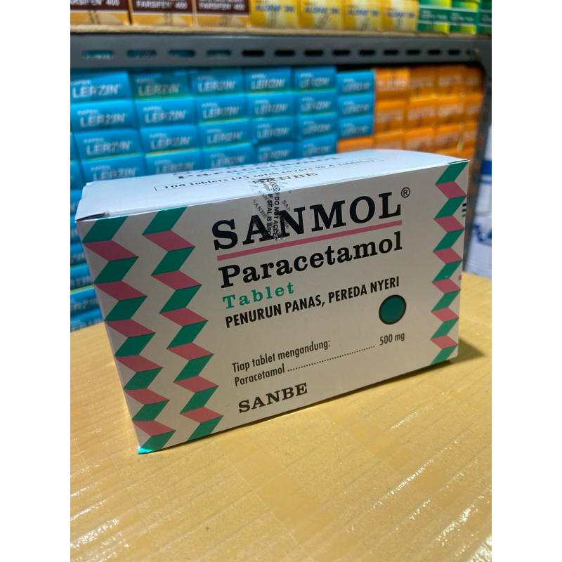 Sanmol tablet per box isi 100tab