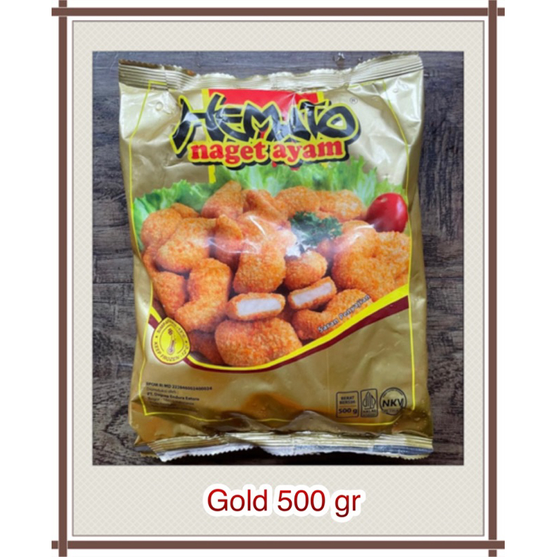

Hemato Naget Ayam Gold 500 gr - Nugget Gold