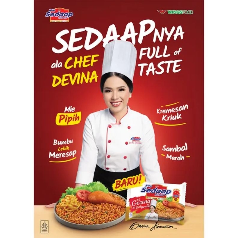 

READY! MIE SEDAP GORENG BY CHEF DEVINA 1 DUS