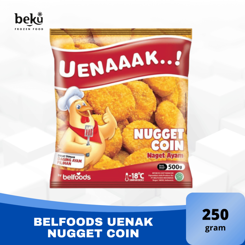 

BELFOODS UENAK NUGGET COIN/REGULAR (250g/500g)