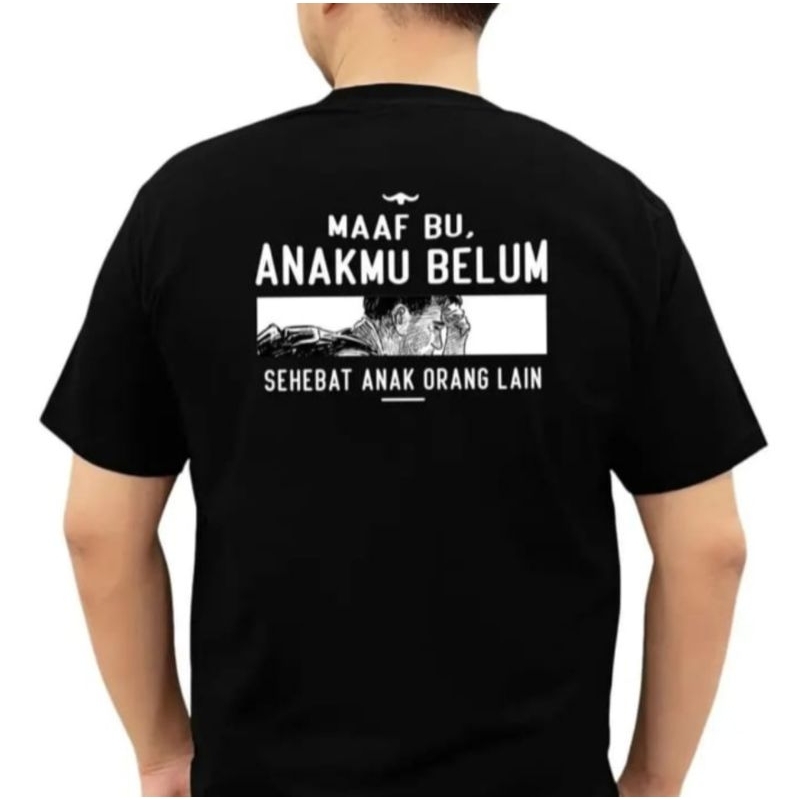 KAOS PRIA DISTRO ORIGINAL 100% II MAAF KAN ANAK MU BU// KAOS PRIA T-SHIRT