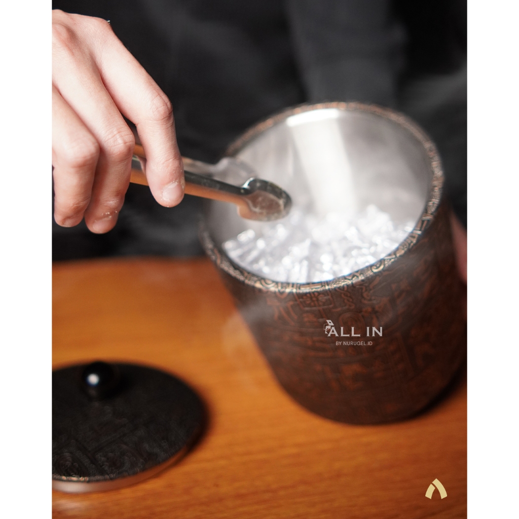 ICE BUCKET / TERMOS ES BATU / WADAH EMBER STAINLESS STEEL